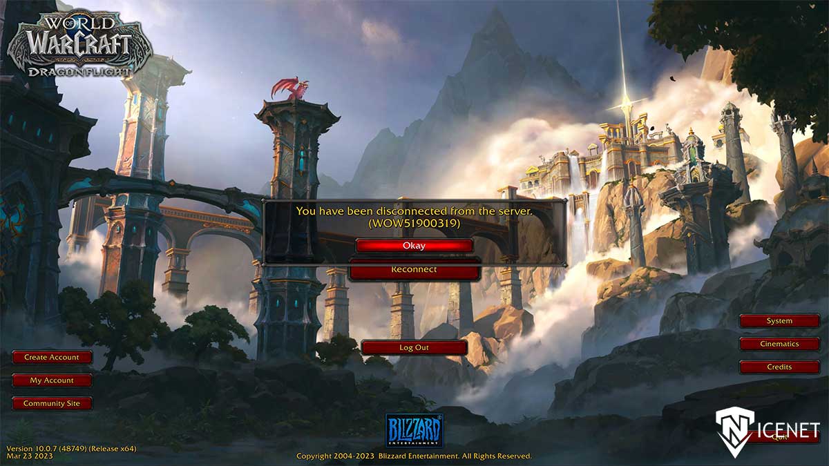 کاهش پینگ warcraft